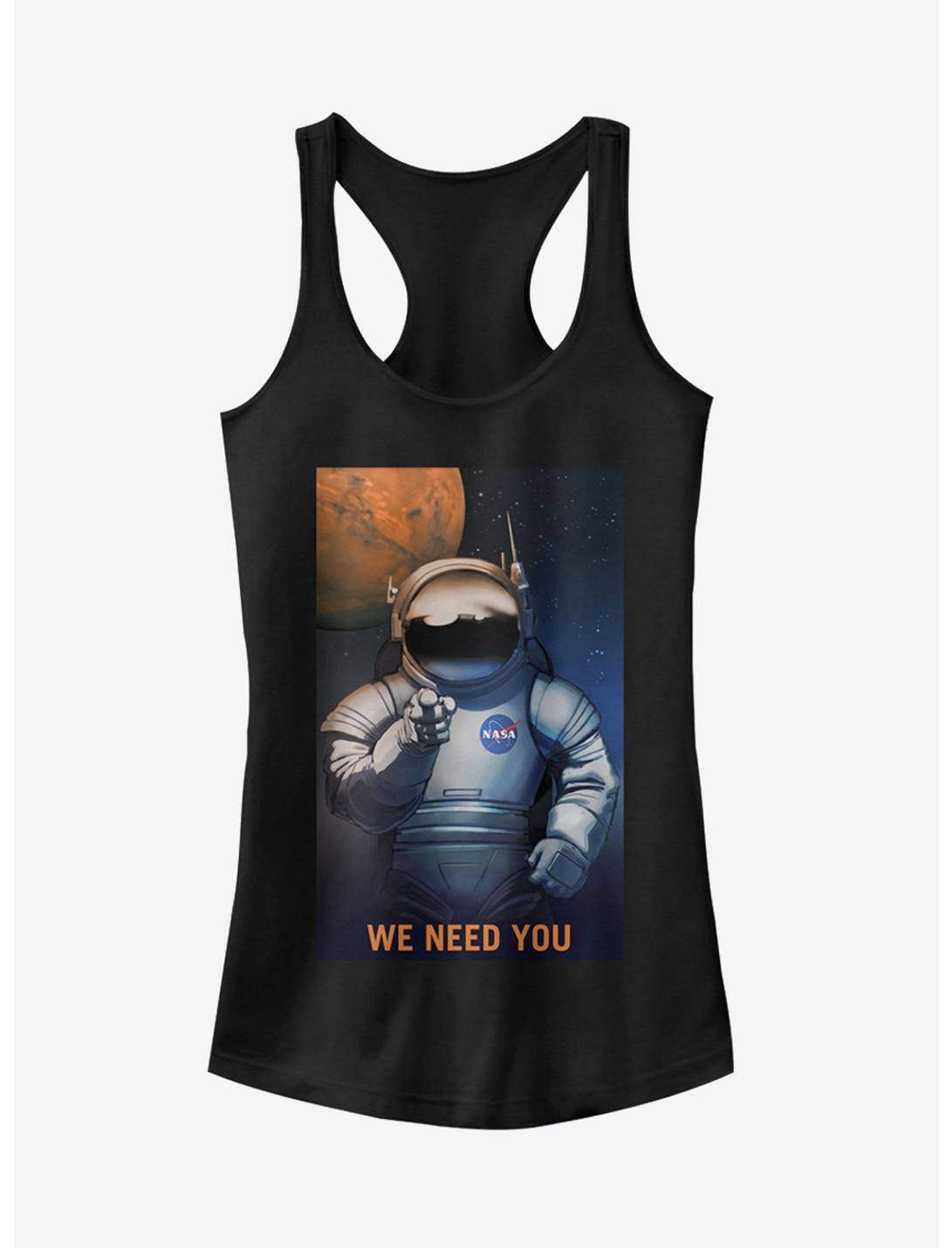 NASA Mars Needs You Girls T-Shirt, BLACK, hi-res