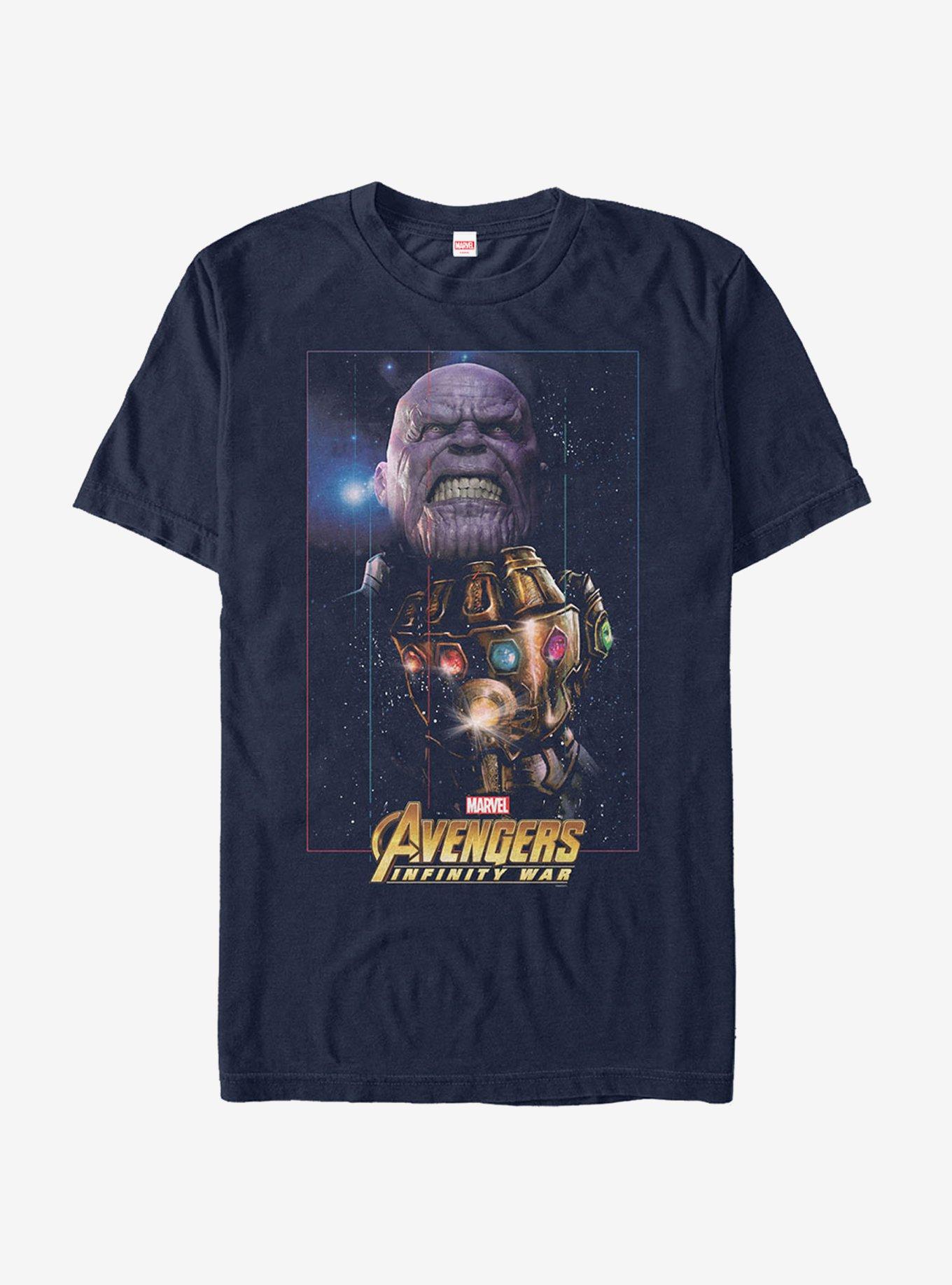 Marvel Avengers: Infinity War Thanos Mission T-Shirt, NAVY, hi-res