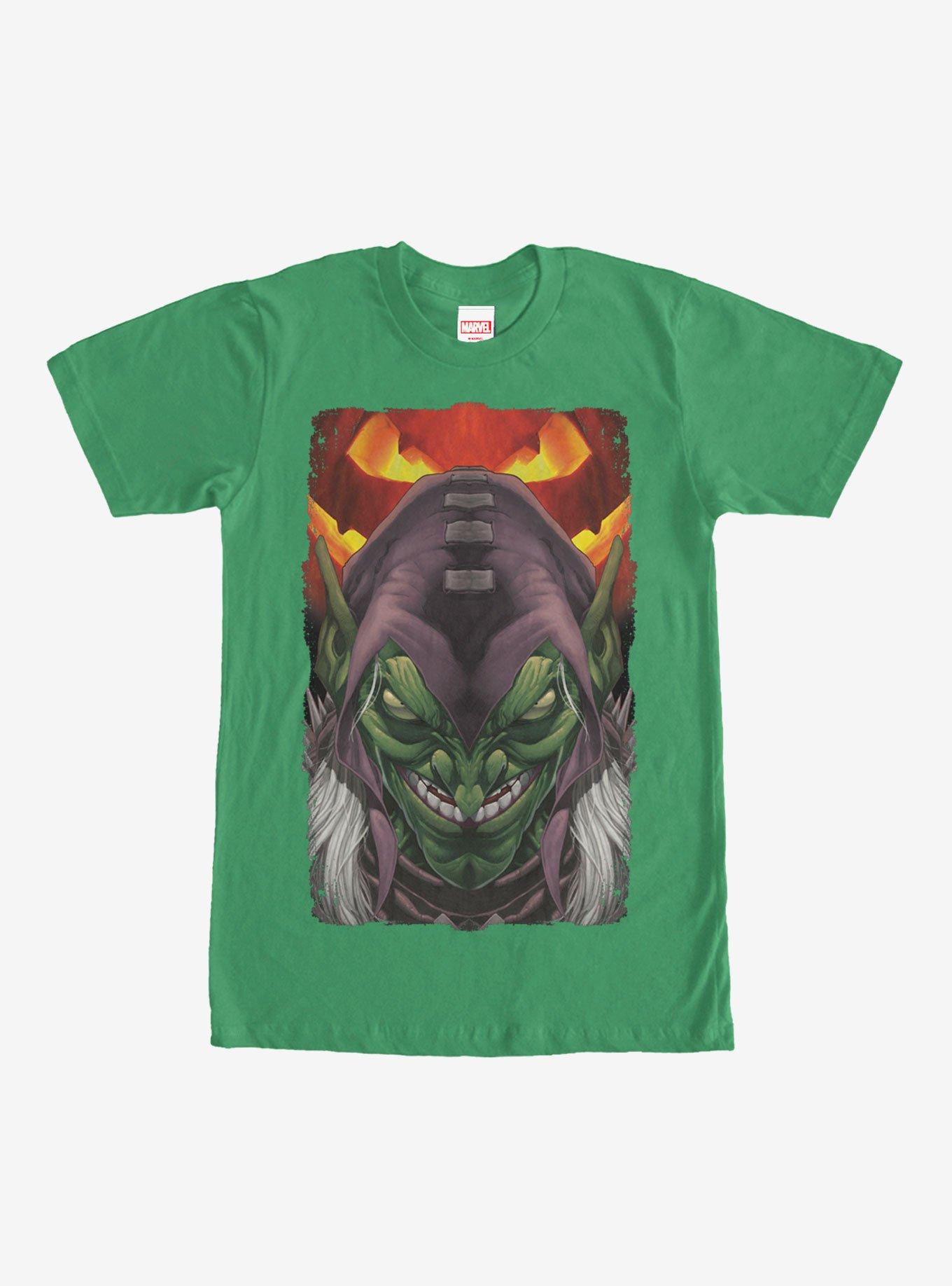 Marvel Green Goblin Pumpkin T-Shirt, KELLY, hi-res