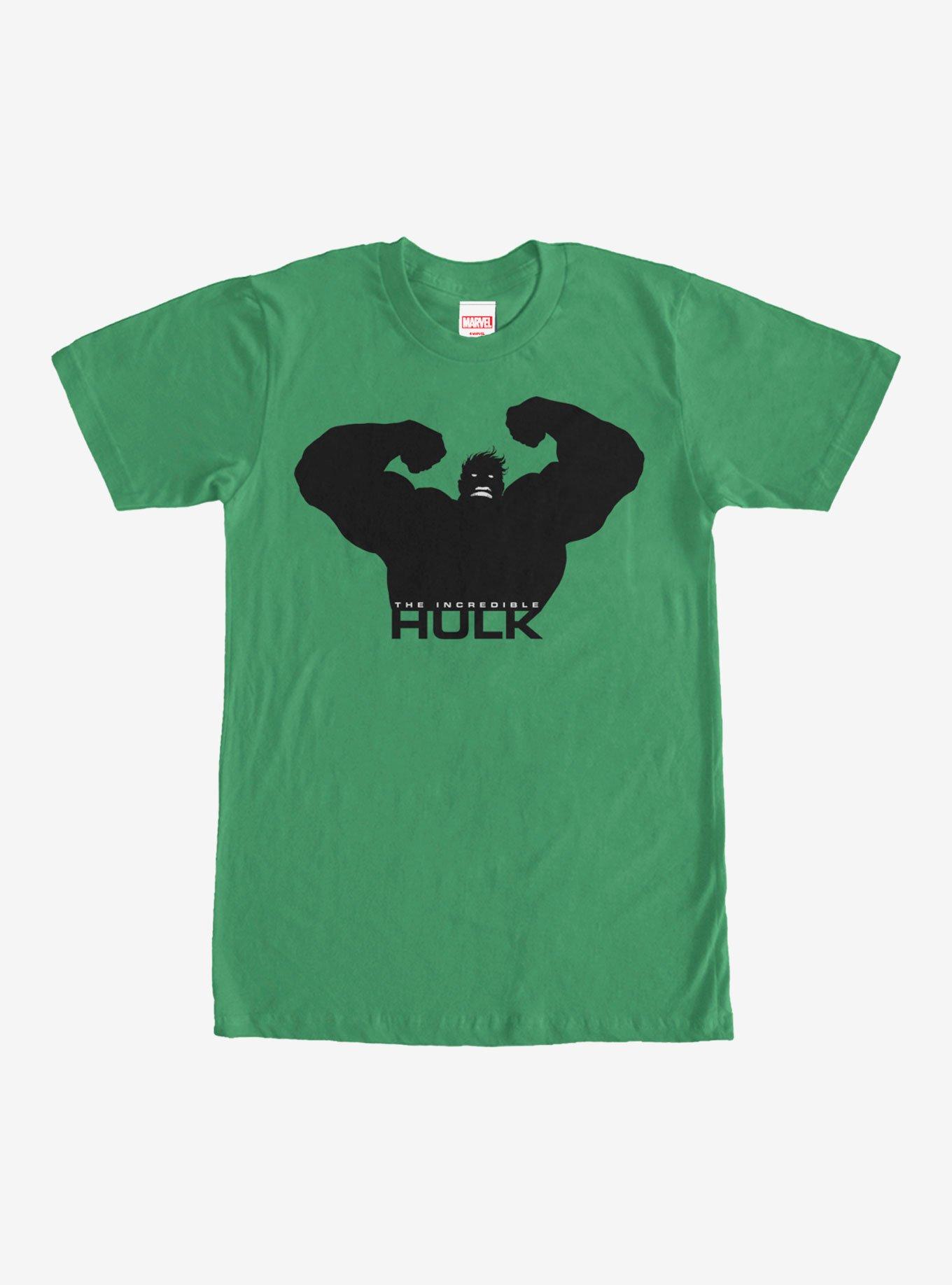 Marvel Hulk Silhouette T-Shirt, KELLY, hi-res