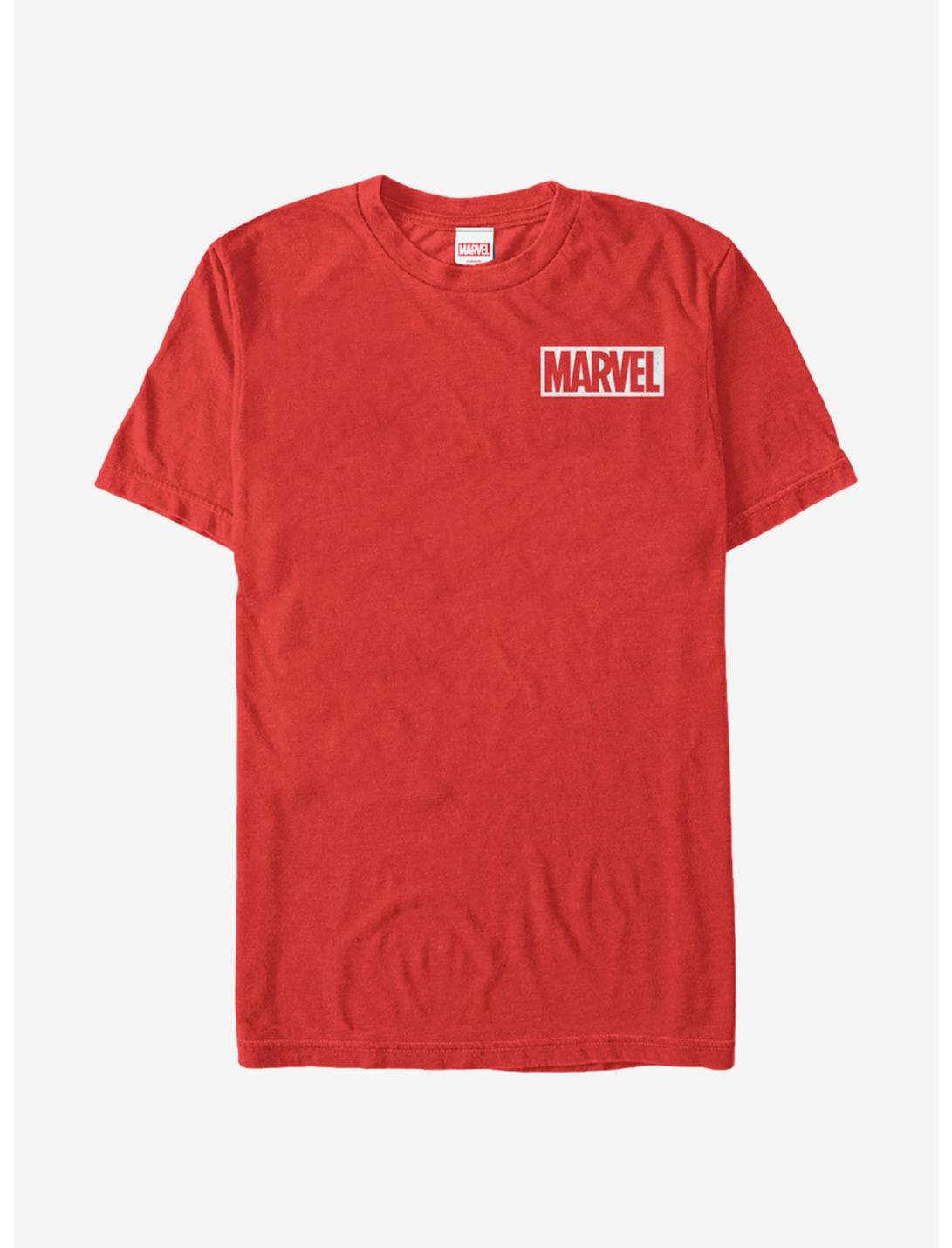 Marvel Mini Logo T-Shirt, RED, hi-res