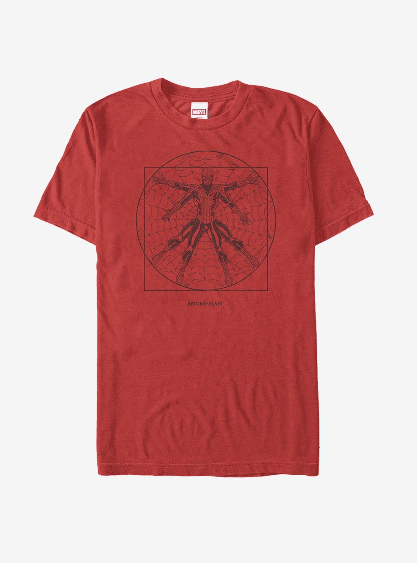 Marvel Spider-Man Double Art T-Shirt, RED, hi-res