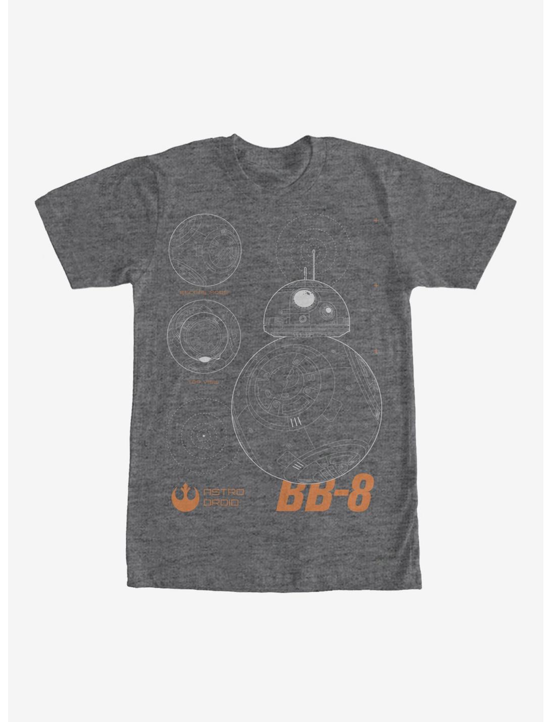 Star Wars BB-8 Graphic T-Shirt, CHAR HTR, hi-res
