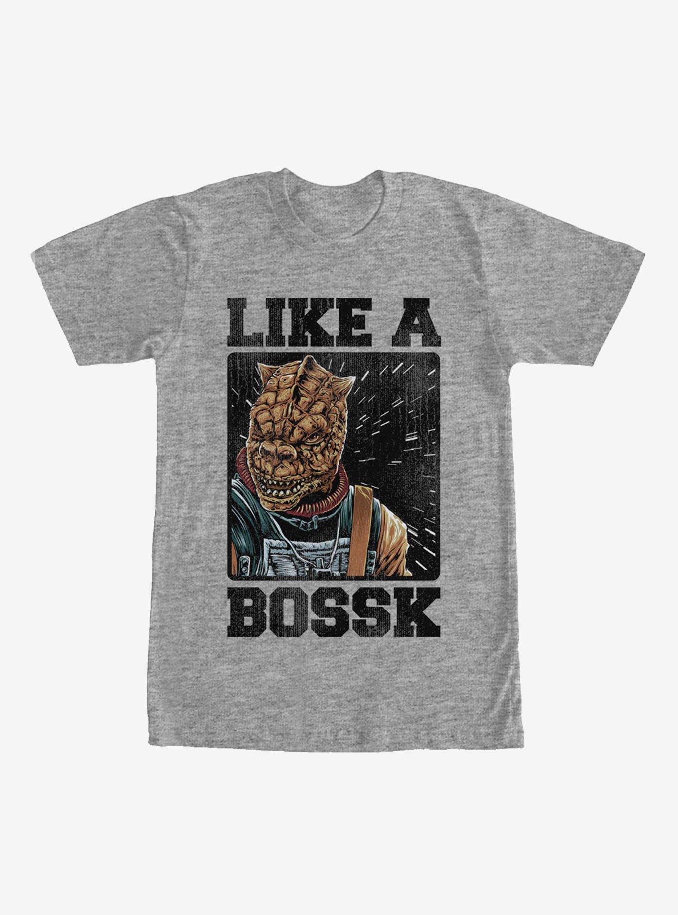 Star Wars Bounty Hunter Like a Bossk T-Shirt, ATH HTR, hi-res