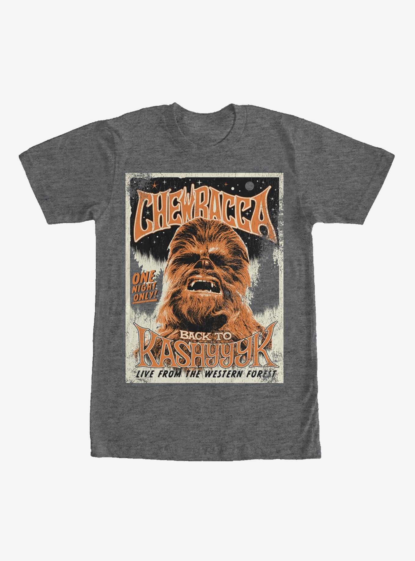 Star Wars Chewbacca Vintage Concert Poster T-Shirt, , hi-res