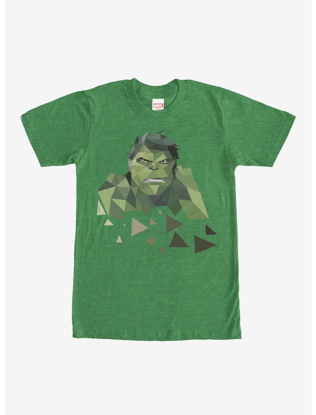 Marvel Geometric Hulk T-Shirt, KEL HTR, hi-res
