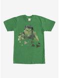 Marvel Geometric Hulk T-Shirt, KEL HTR, hi-res