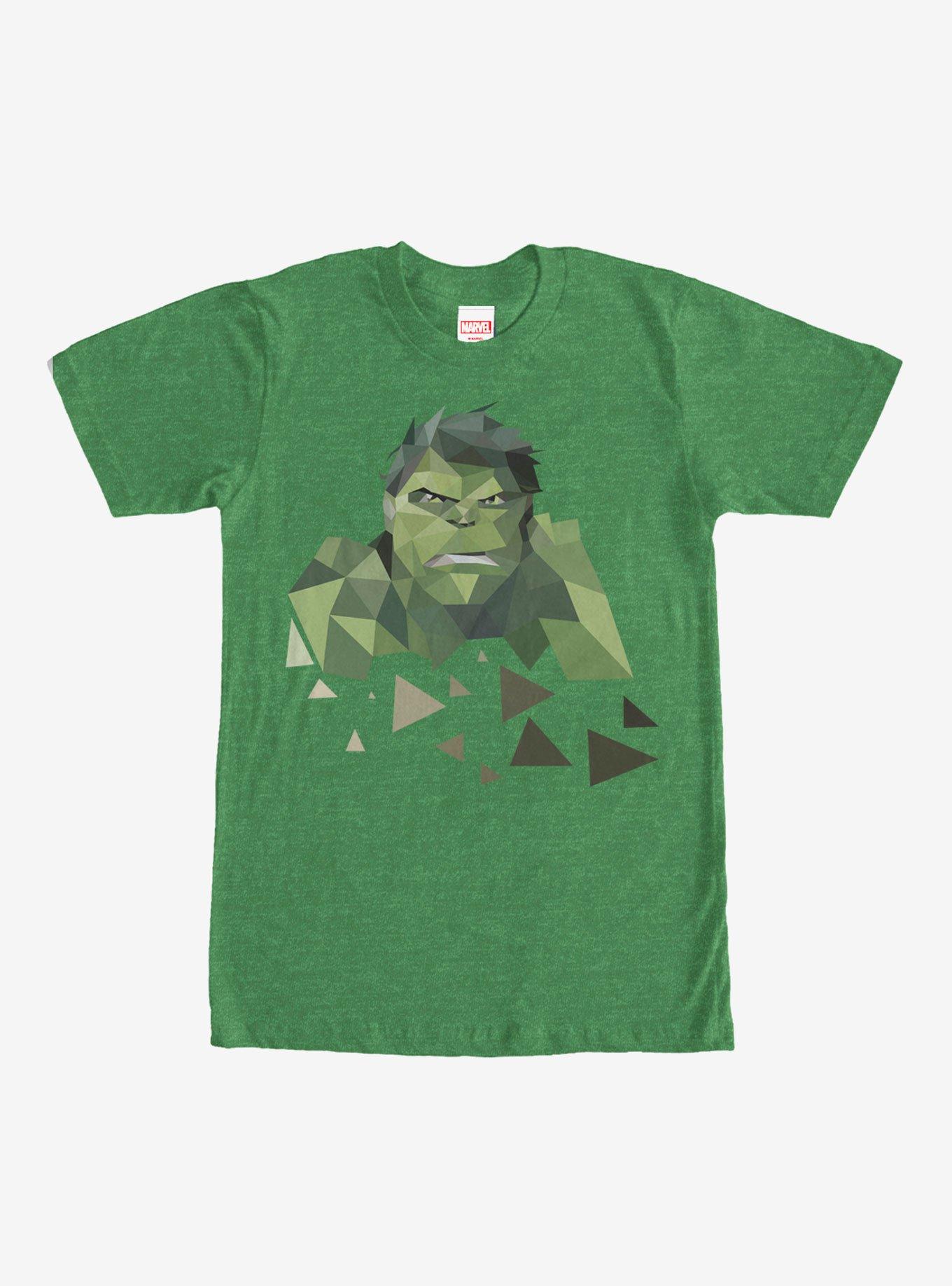 Marvel Geometric Hulk T-Shirt, KEL HTR, hi-res