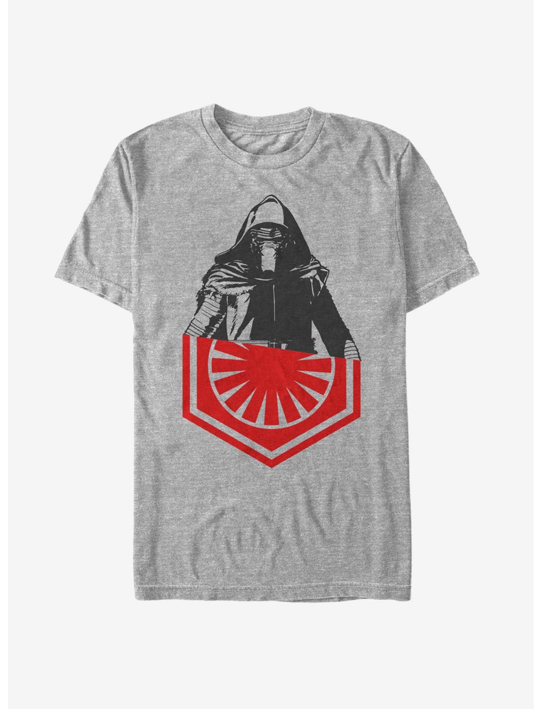 Star Wars Kylo Ren First Order Emblem T-Shirt, ATH HTR, hi-res