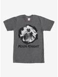 Marvel Moon Knight Paint Smudge Print T-Shirt, CHAR HTR, hi-res