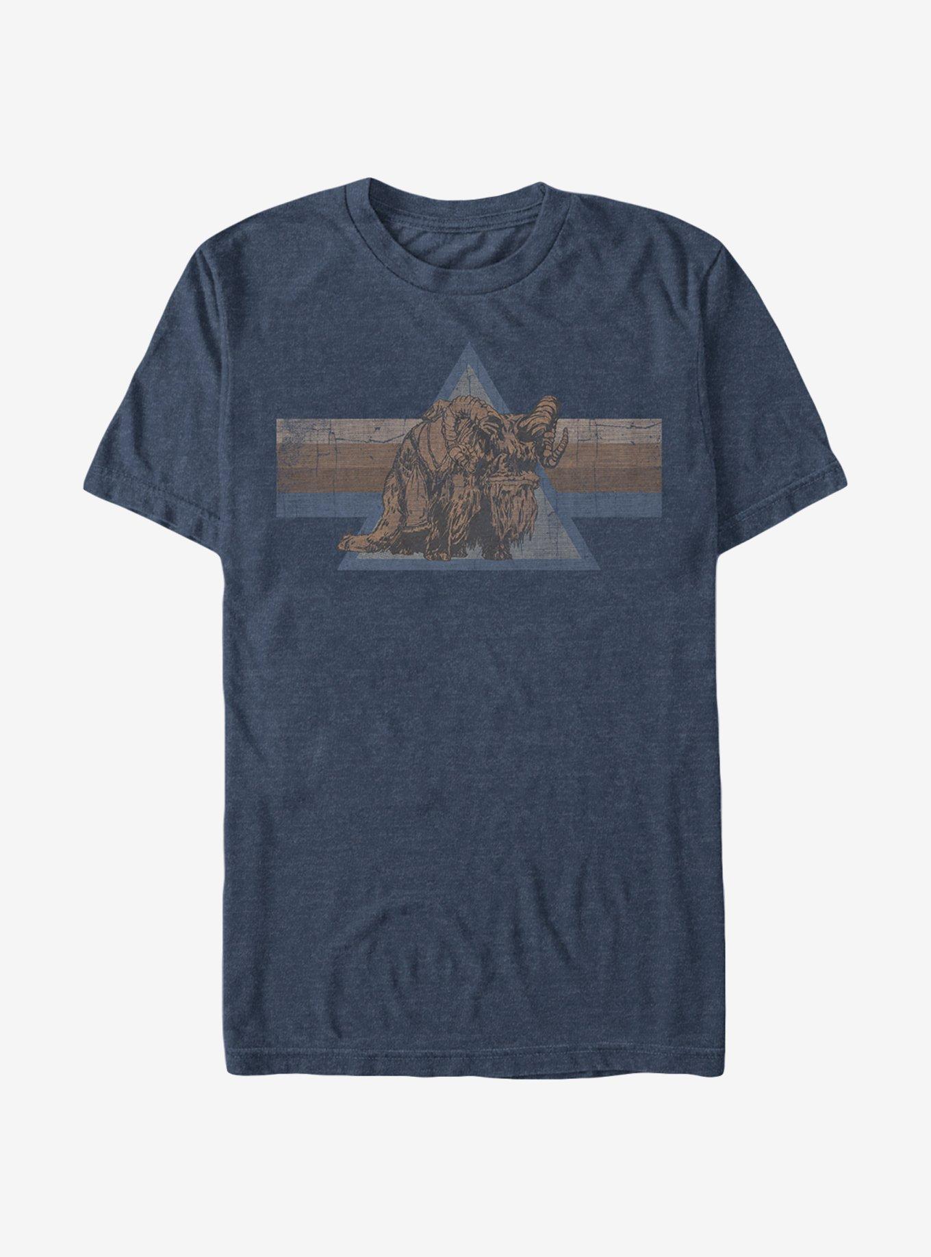 Star Wars Retro Bantha T-Shirt, NAVY HTR, hi-res