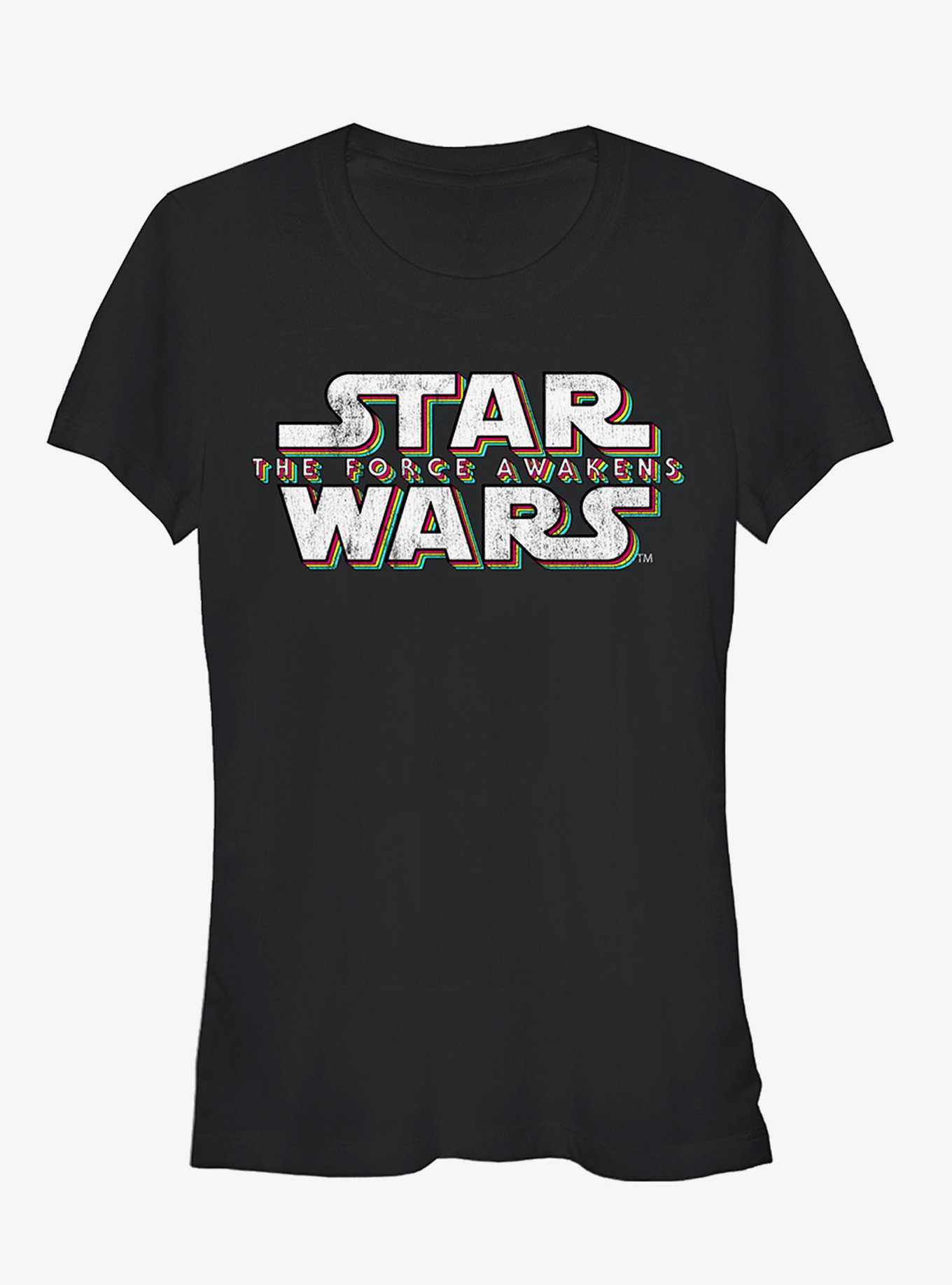 Star Wars Episode VII The Force Awakens Classic Logo Girls T-Shirt, , hi-res