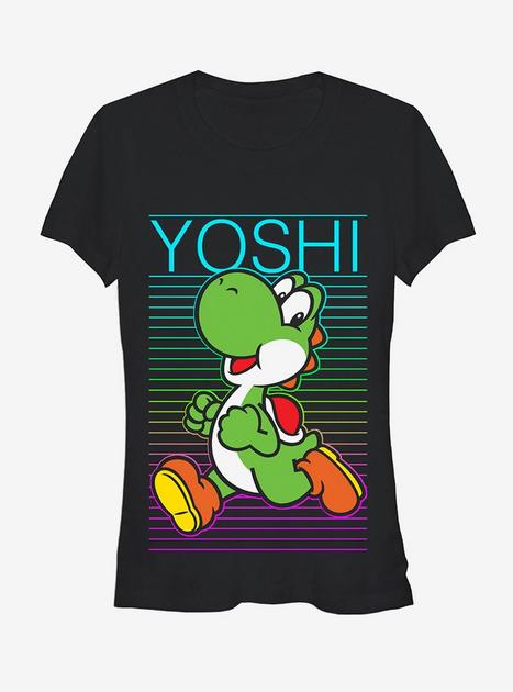 Nintendo Yoshi Run Girls T-Shirt - BLACK | Hot Topic