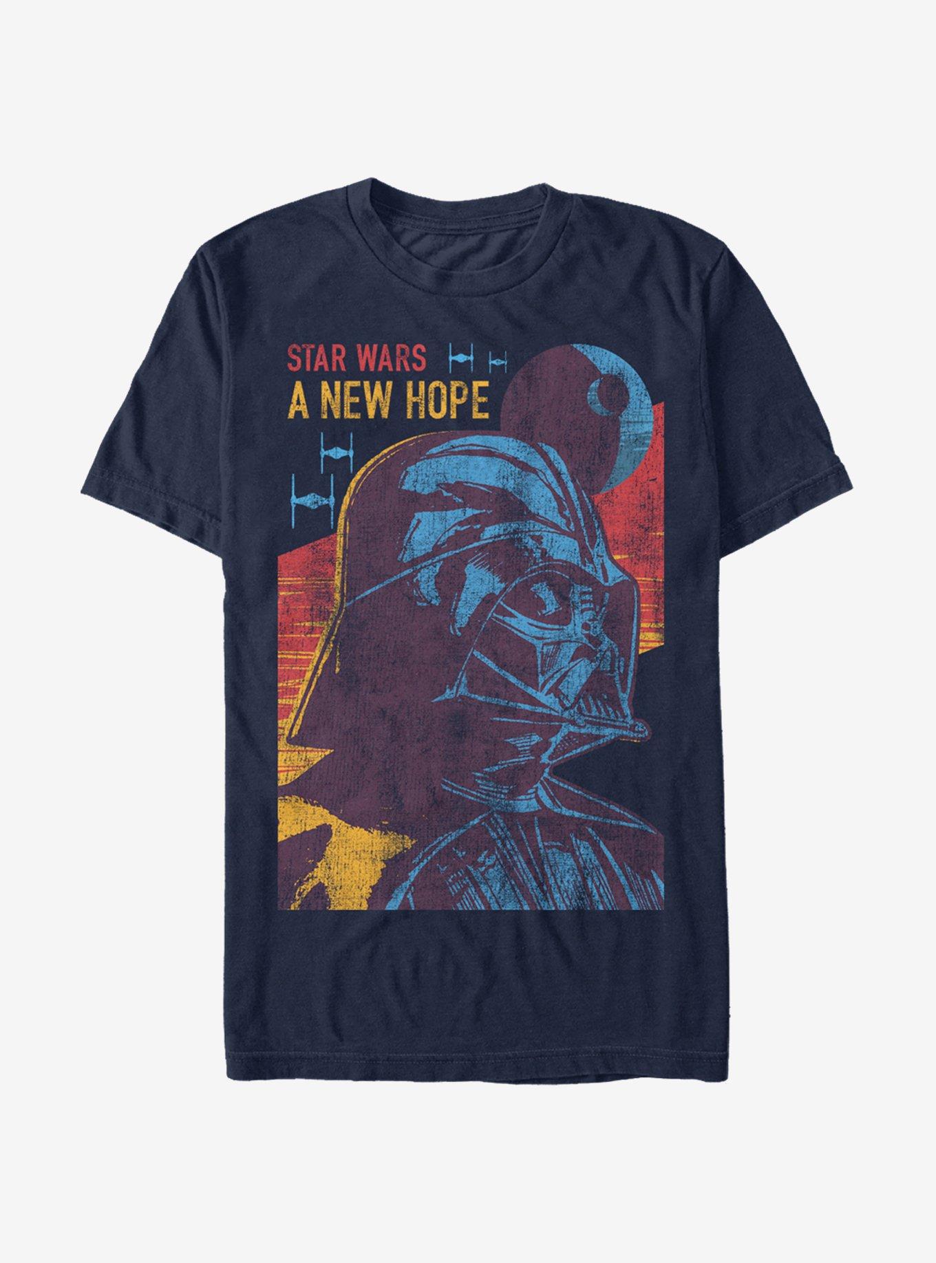 Star Wars A New Hope Darth Vader T-Shirt, NAVY, hi-res