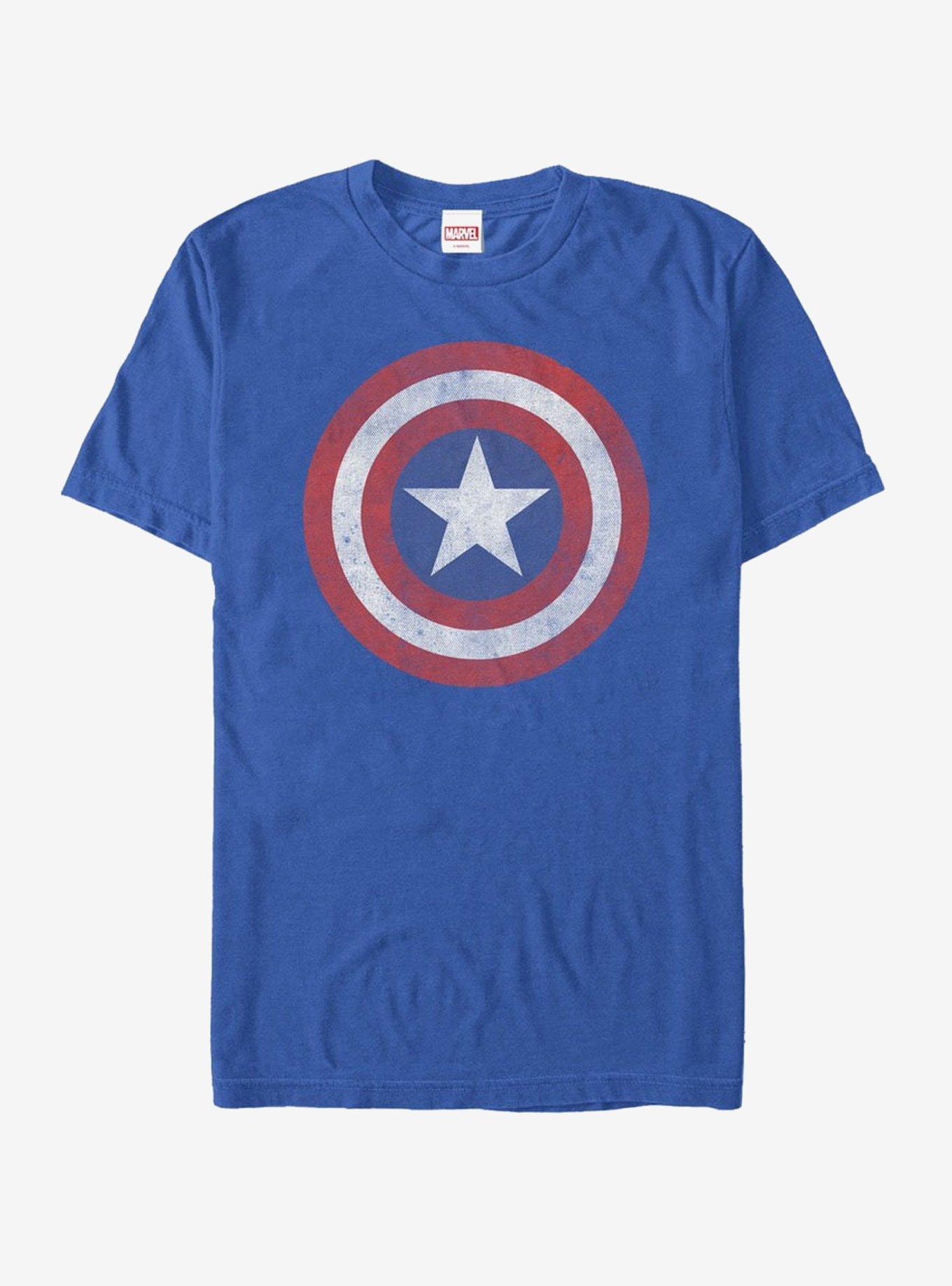 Marvel Captain America Classic T-Shirt, ROYAL, hi-res