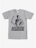 Marvel Daredevil Billy Club T-Shirt, SILVER, hi-res