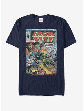 Marvel Iron Fist vs Atomic Man Comic T-Shirt, , hi-res