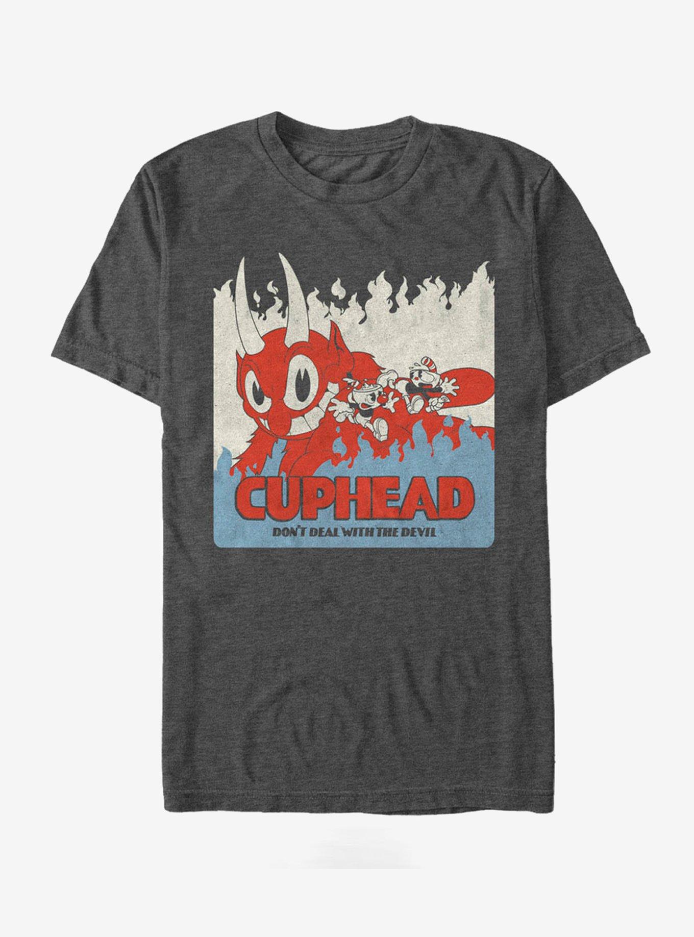 Cuphead Devil Flames T-Shirt, , hi-res
