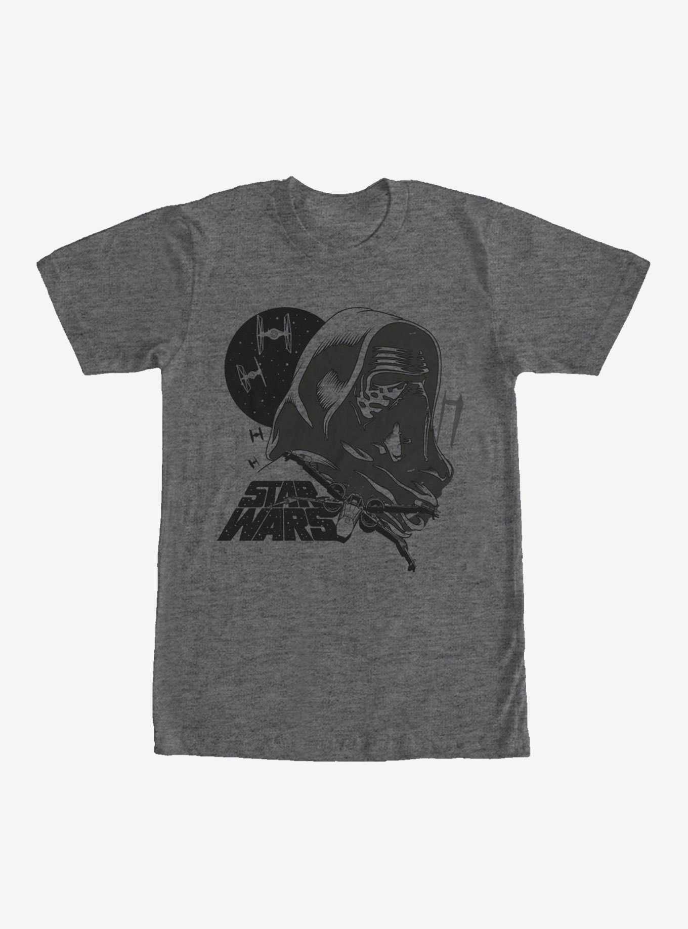 Star Wars Kylo Ren X-Wing and TIE Fighters T-Shirt, , hi-res