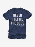Star Wars Never Tell Me the Odds T-Shirt, NAVY HTR, hi-res