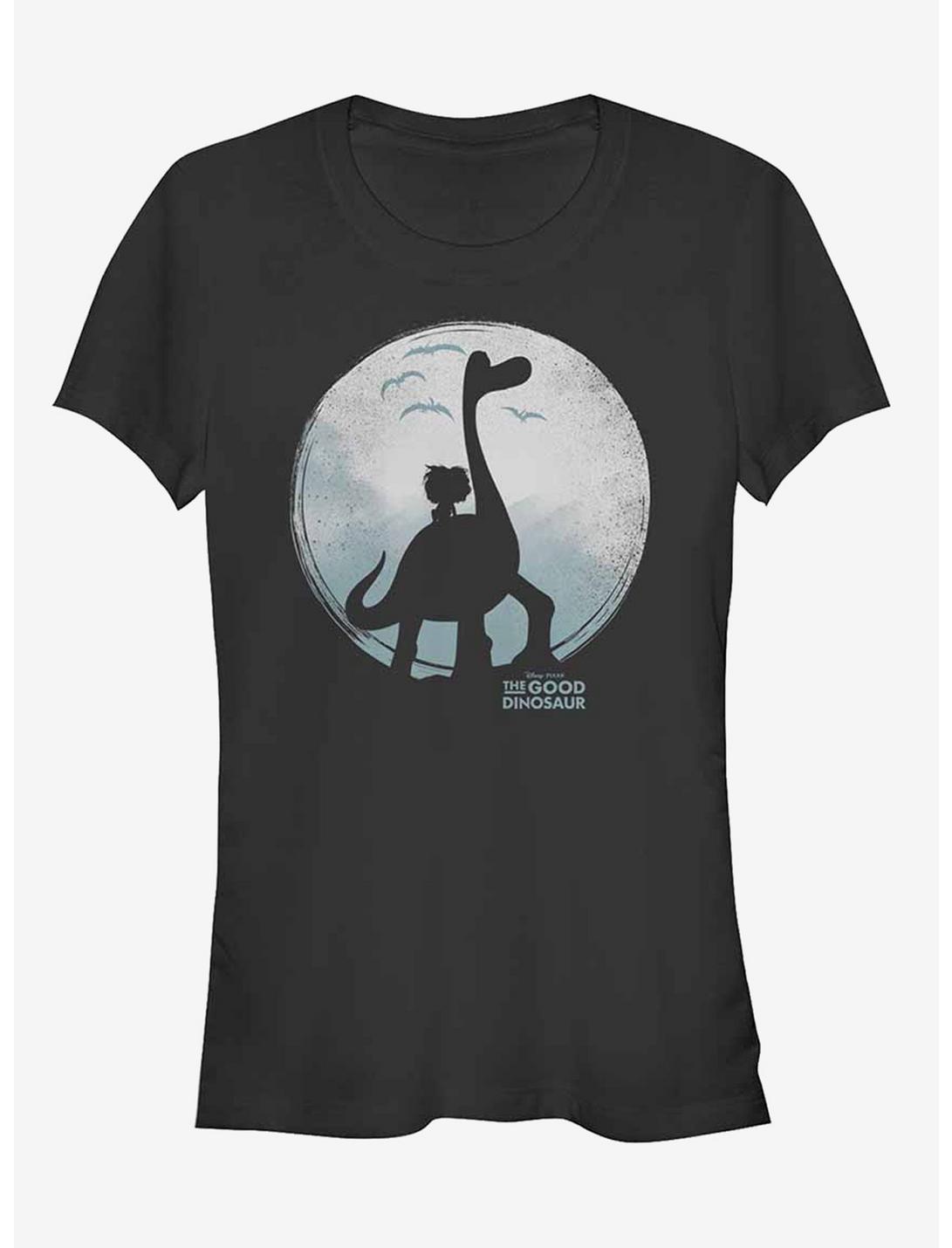 Disney Pixar The Good Dinosaur Arlo and Spot Moon Girls T-Shirt, BLACK, hi-res