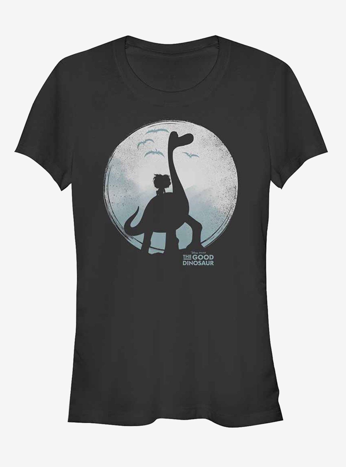 Disney Pixar The Good Dinosaur Arlo and Spot Moon Girls T-Shirt, BLACK, hi-res