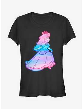 Nintendo Princess Peach Rainbow Fade Girls T-Shirt, , hi-res