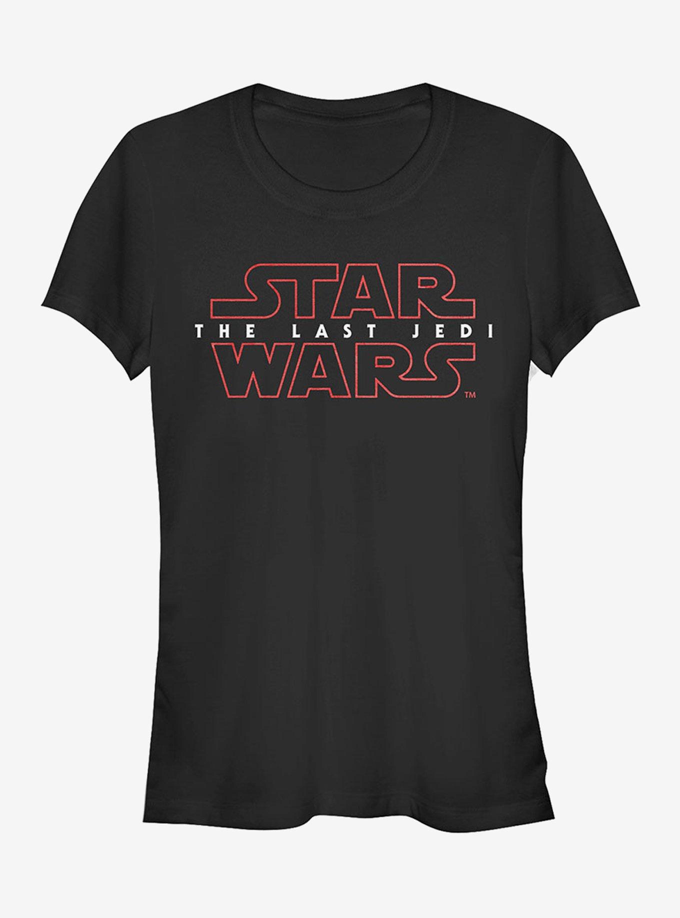 Star Wars Sleek Logo Girls T-Shirt, BLACK, hi-res