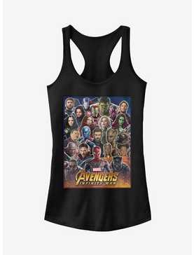 Marvel Avengers: Infinity War Hero Collage Girls Tank, , hi-res