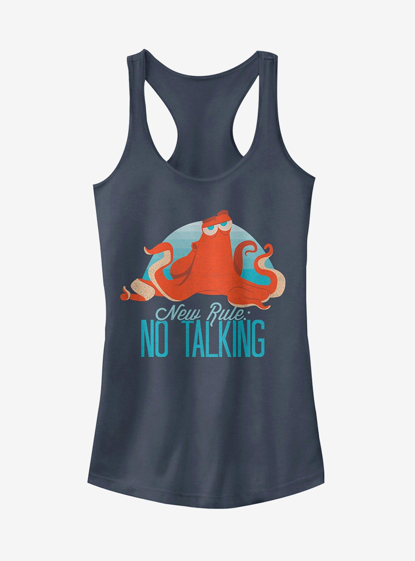 Disney Pixar Finding Dory Hank No Talking Rule Girls Tank, INDIGO, hi-res