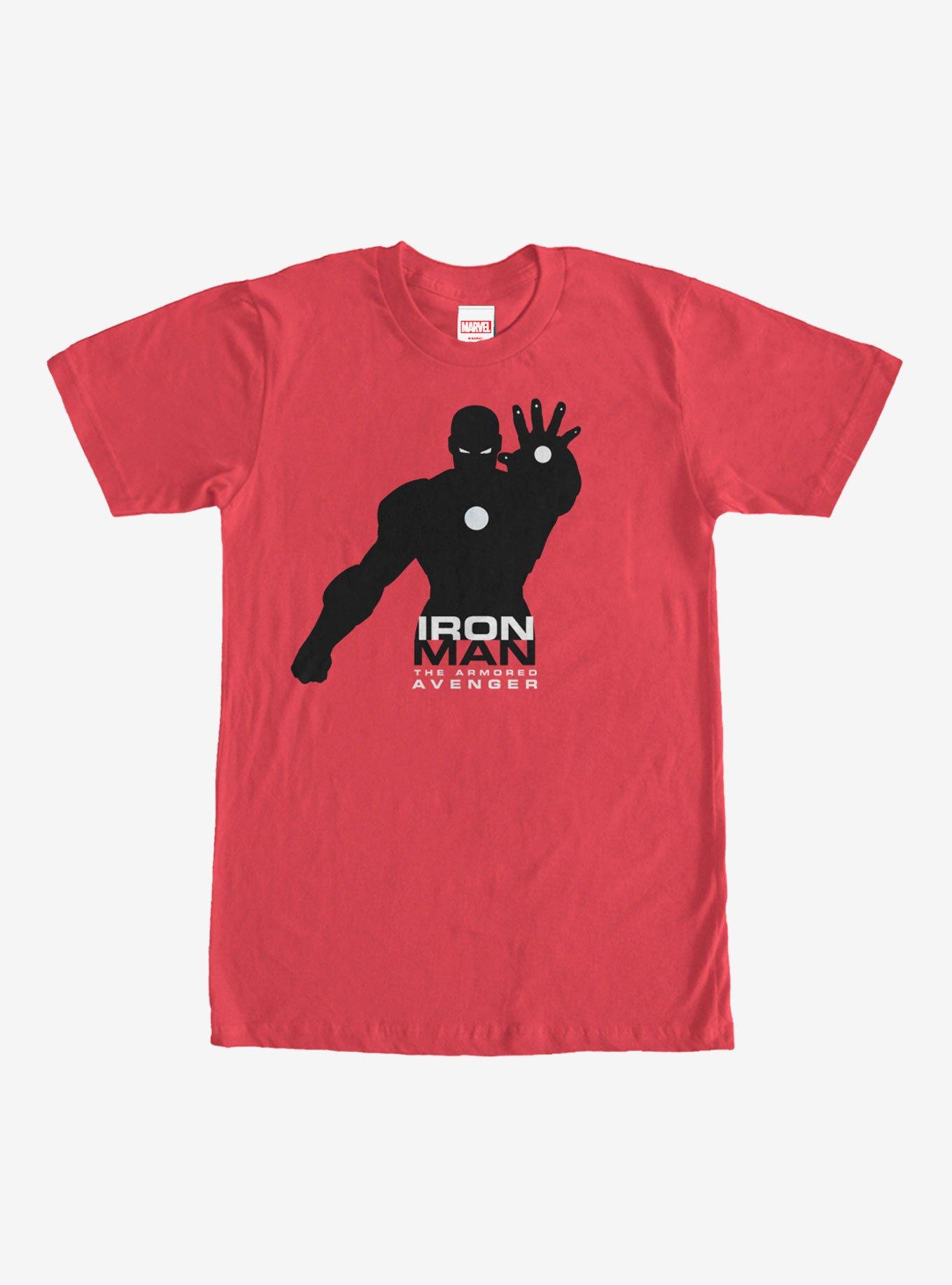 Marvel Iron Man Silhouette T-Shirt - RED | Hot Topic