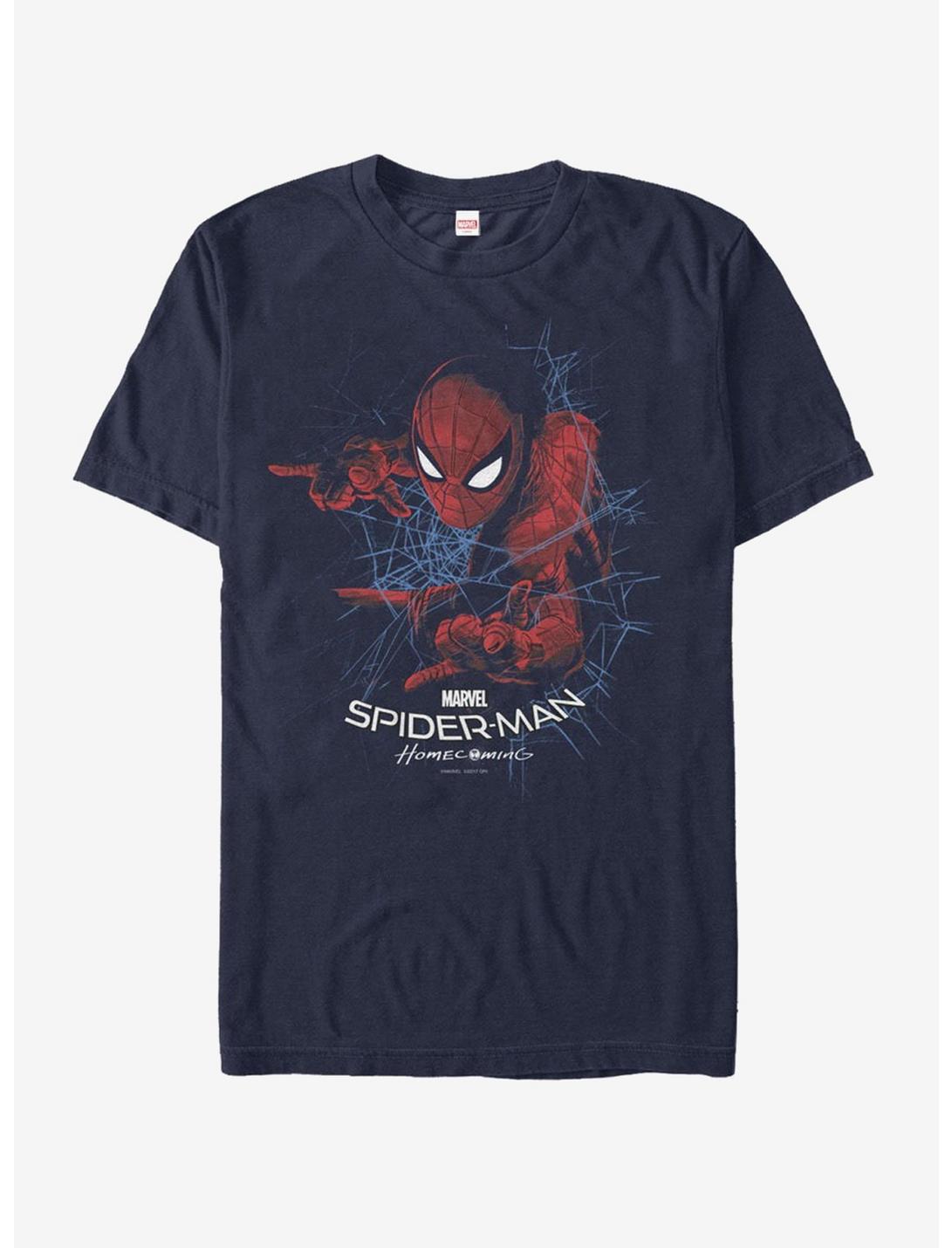 Marvel Spider-Man Homecoming Web Frame T-Shirt, NAVY, hi-res