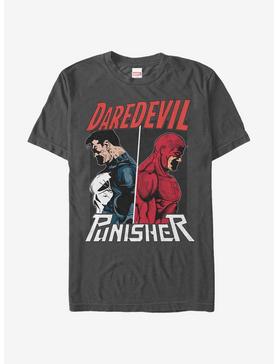 Marvel The Punisher vs. Daredevil T-Shirt, CHARCOAL, hi-res