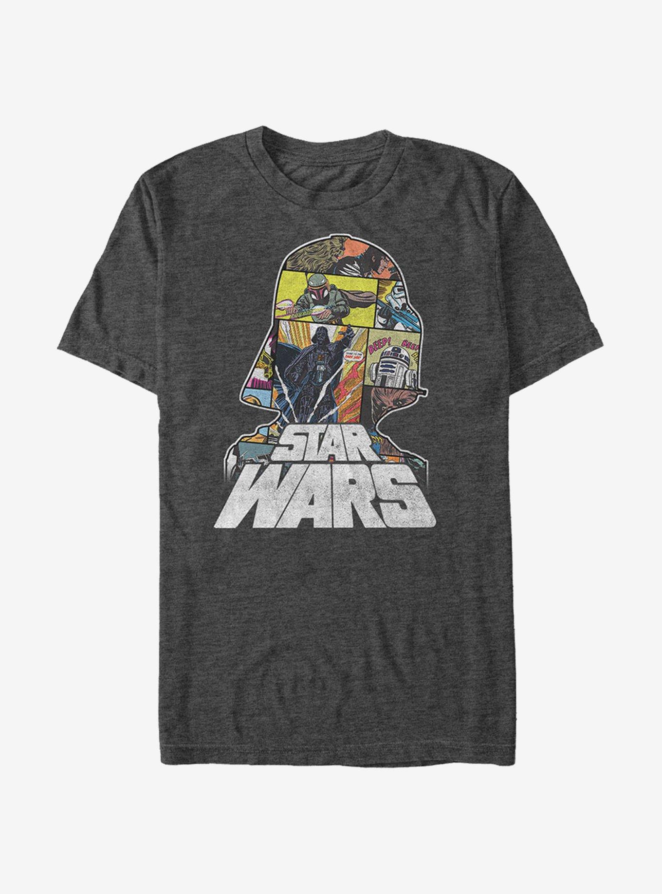 Star Wars Darth Vader Comic Helmet T-Shirt, , hi-res
