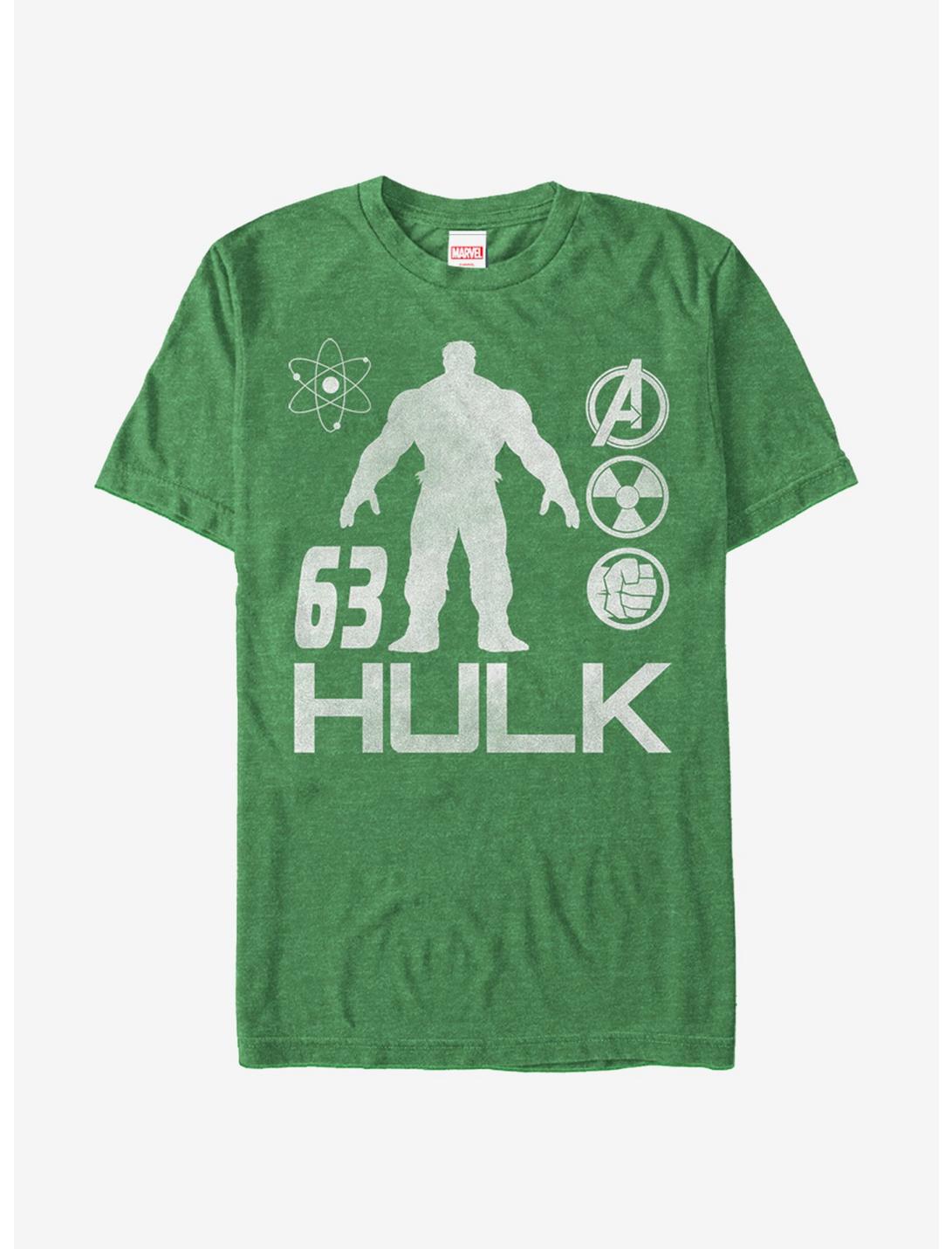 Marvel Hulk 63 Atom Symbol T-Shirt, KEL HTR, hi-res