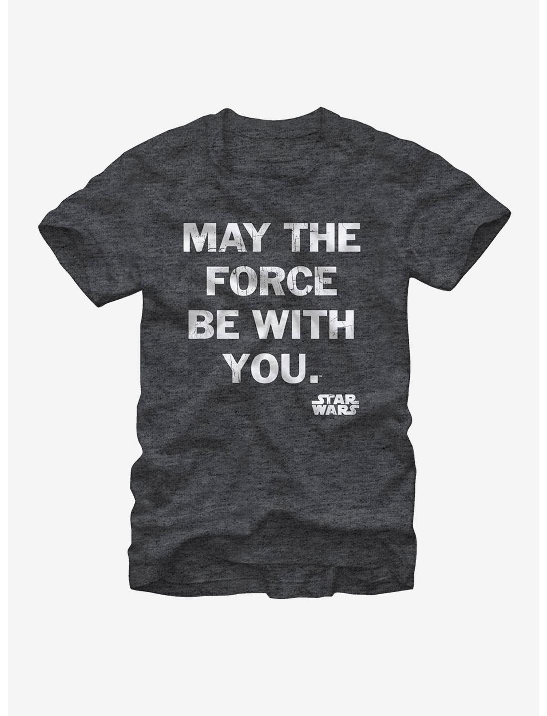 Star Wars Jedi Phrase T-Shirt, CHAR HTR, hi-res