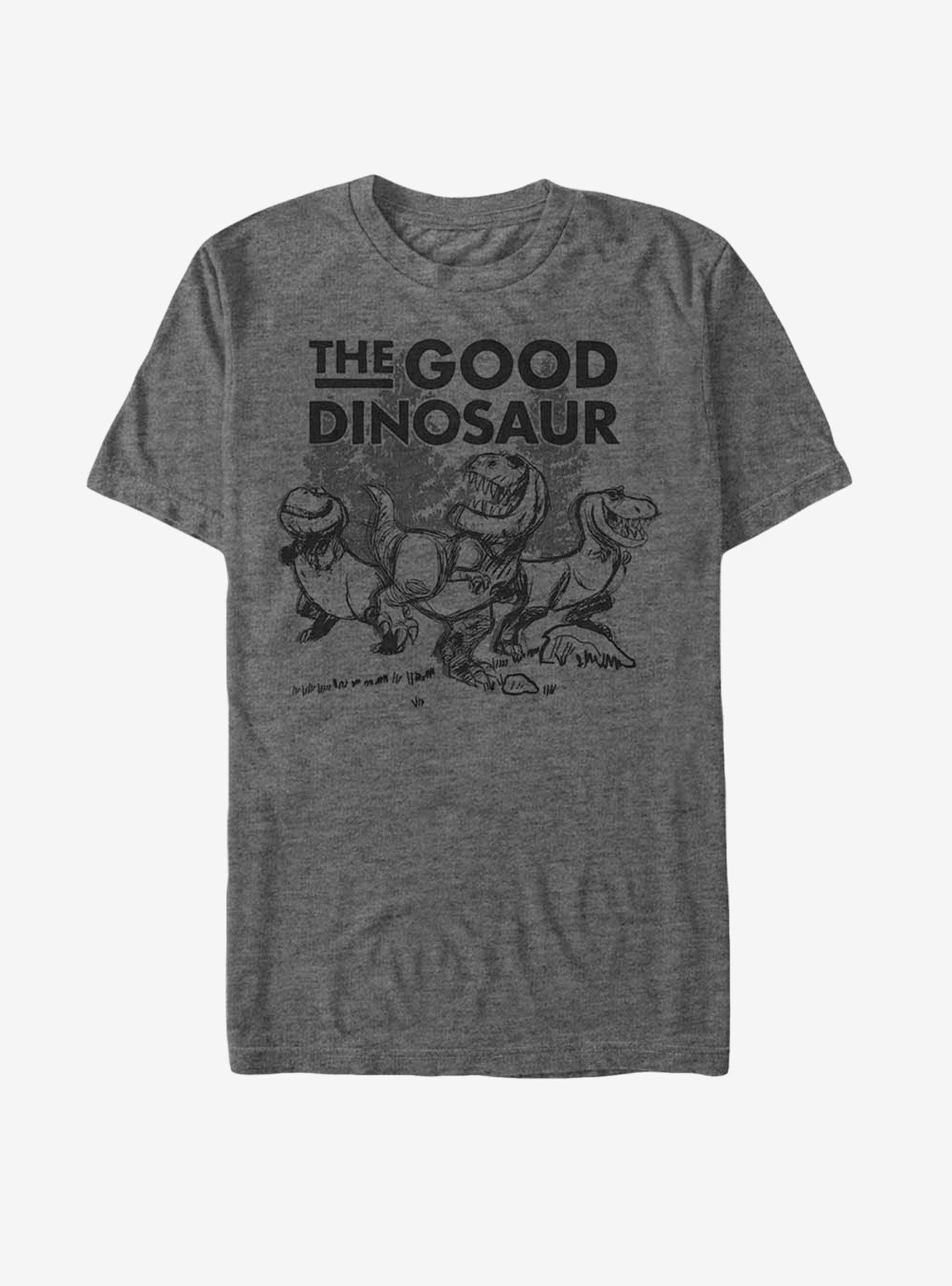 Disney Pixar The Good Dinosaur Tyrannosaurus Rex Family T-Shirt, CHAR HTR, hi-res