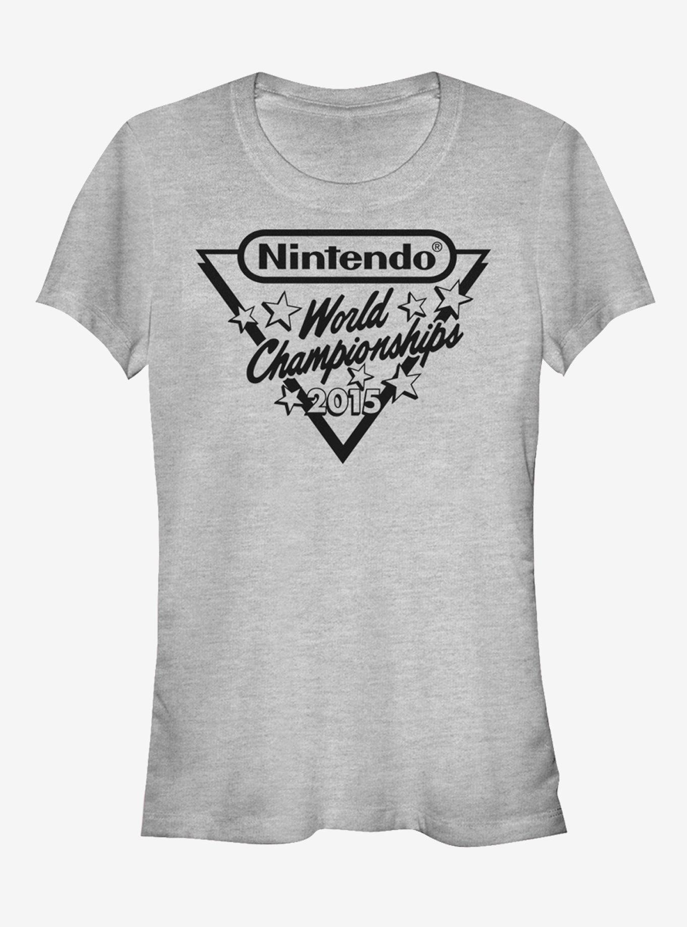 Nintendo Classic World Championships 2015 Girls T-Shirt, ATH HTR, hi-res