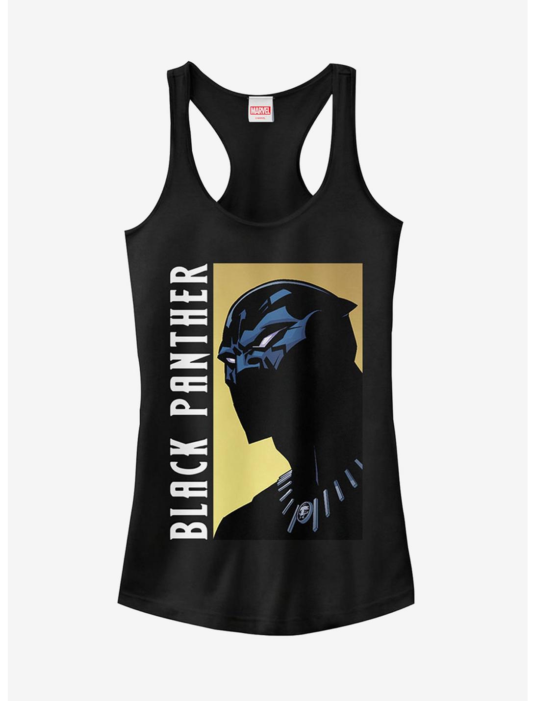 Marvel Black Panther Fierce Expression Girls Tank, BLACK, hi-res
