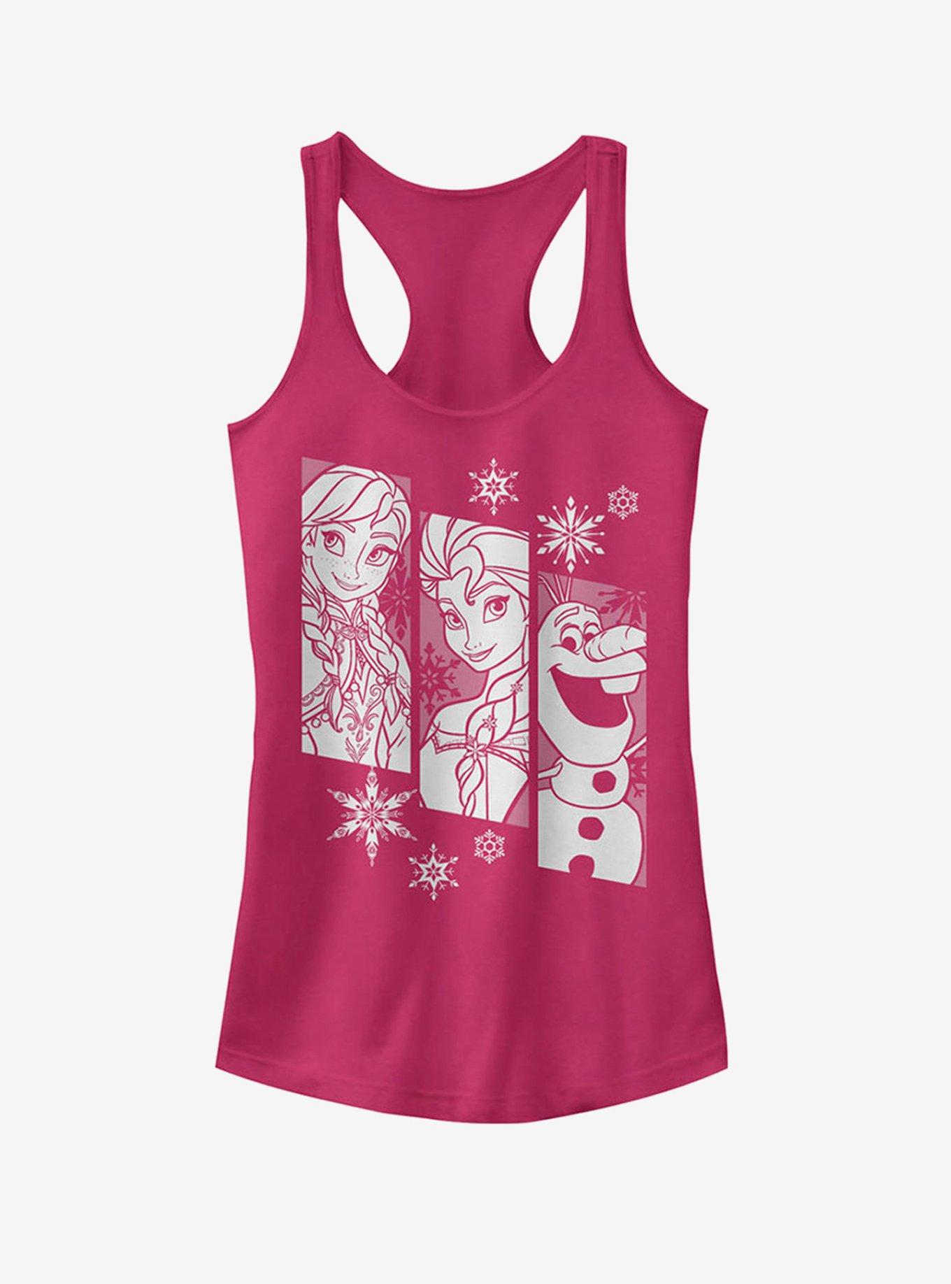 Frozen Trio Girls T-Shirt, RASPBERRY, hi-res