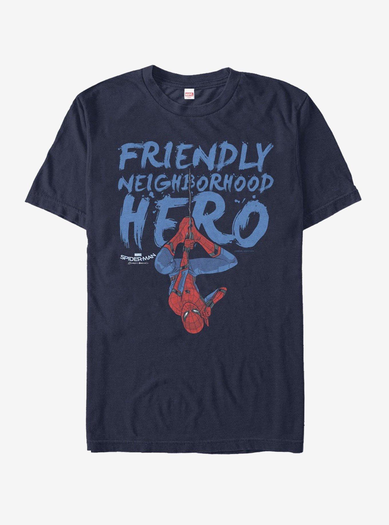 Marvel Spider-Man Homecoming Friendly Hero T-Shirt, NAVY, hi-res