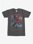 Marvel Amazing Spider-Man Jump T-Shirt, CHAR HTR, hi-res