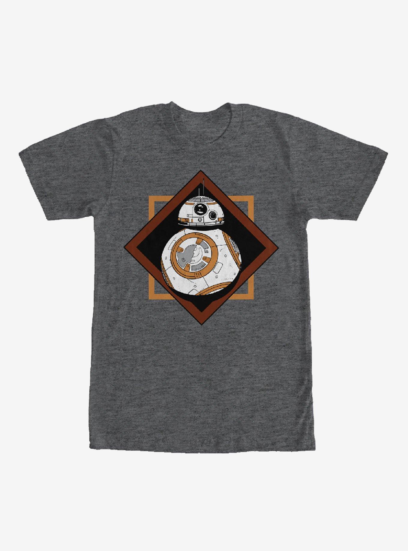 Star Wars BB-8 Square T-Shirt, CHAR HTR, hi-res