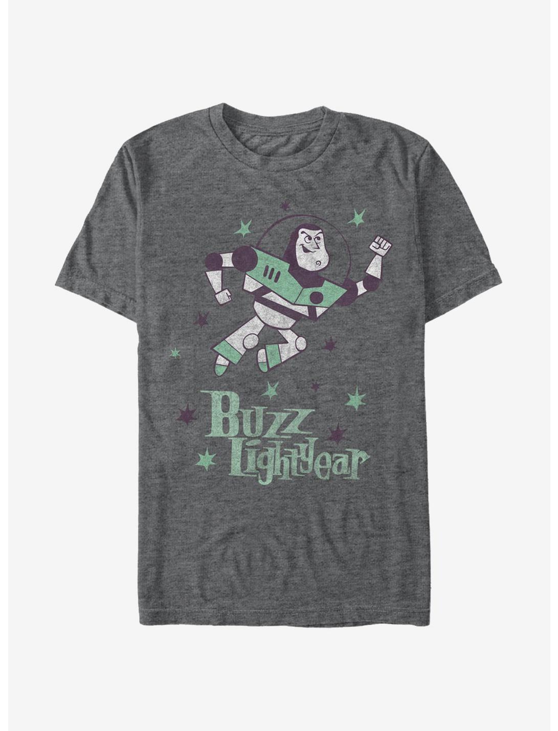 Toy Story Buzz Lightyear Retro Star T-Shirt, CHAR HTR, hi-res