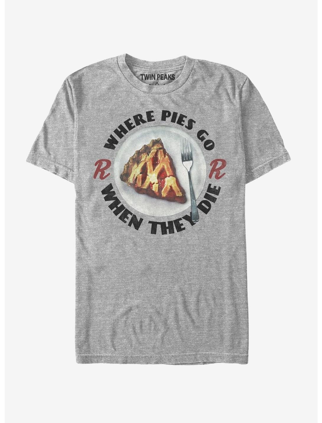 Twin Peaks Where Pies Go When They Die T-Shirt, ATH HTR, hi-res