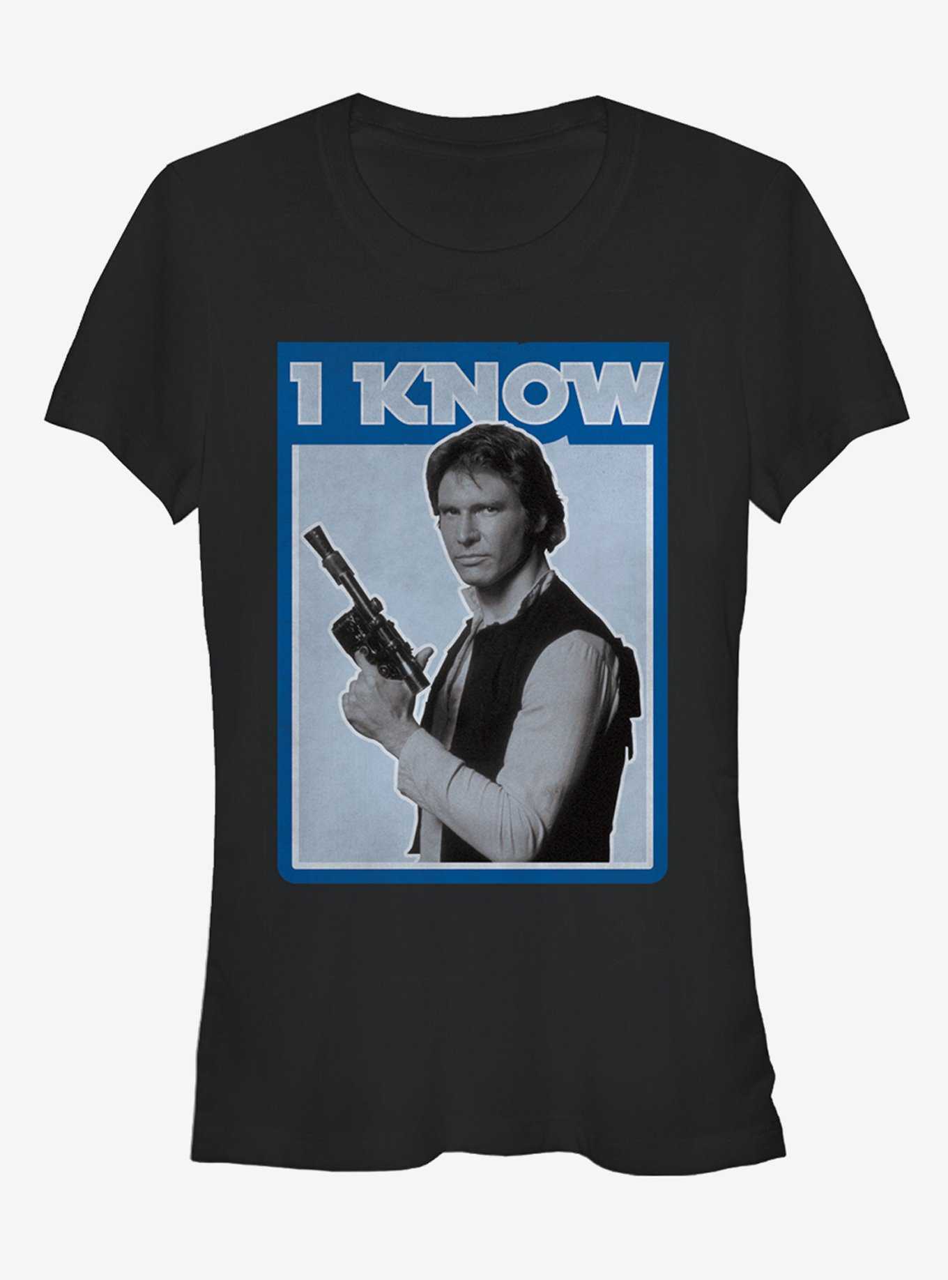 Star Wars Han Solo Quote I Know Girls T-Shirt, , hi-res