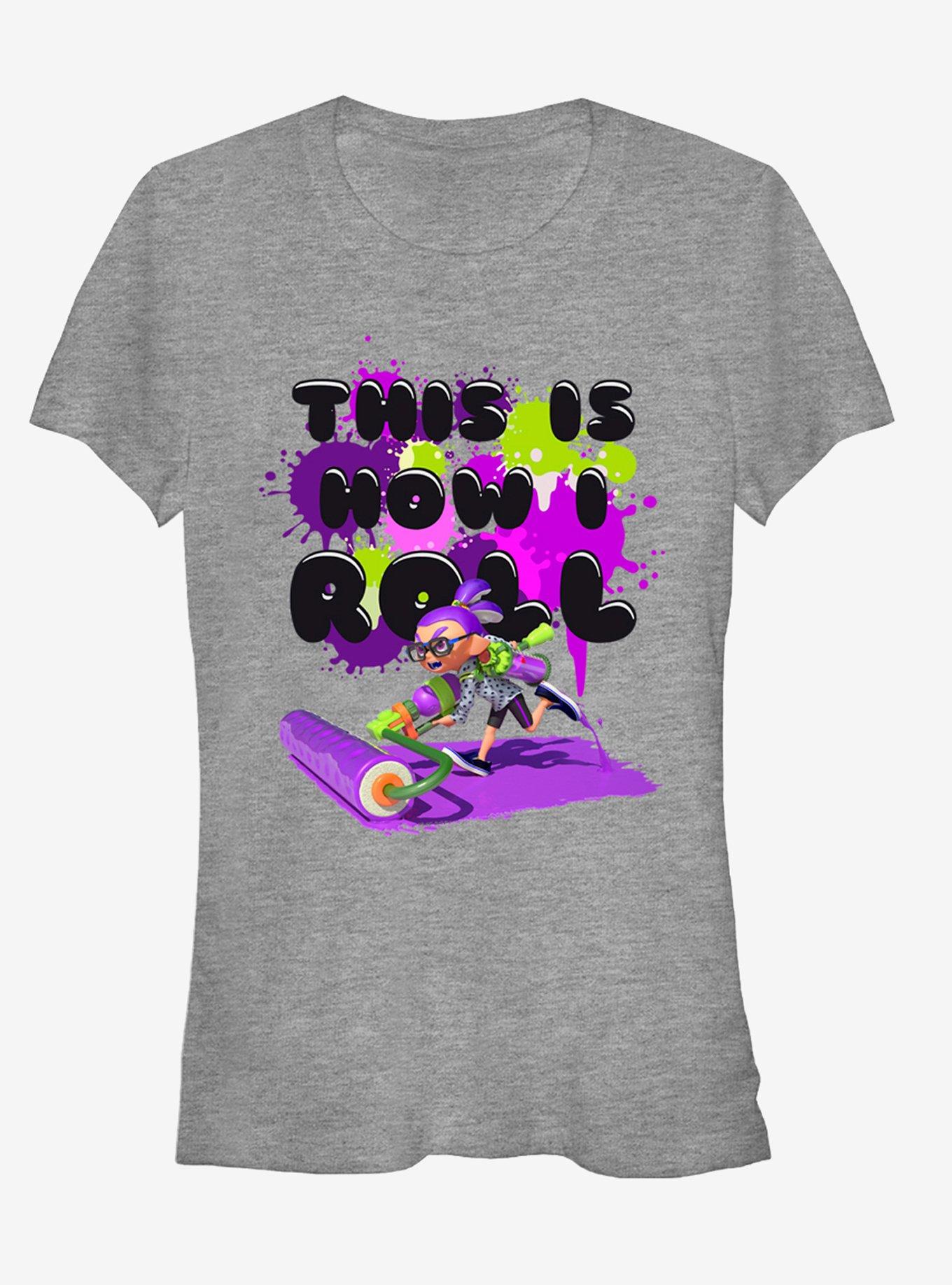 Nintendo Splatoon How I Roll Splat Roller Girls T-Shirt