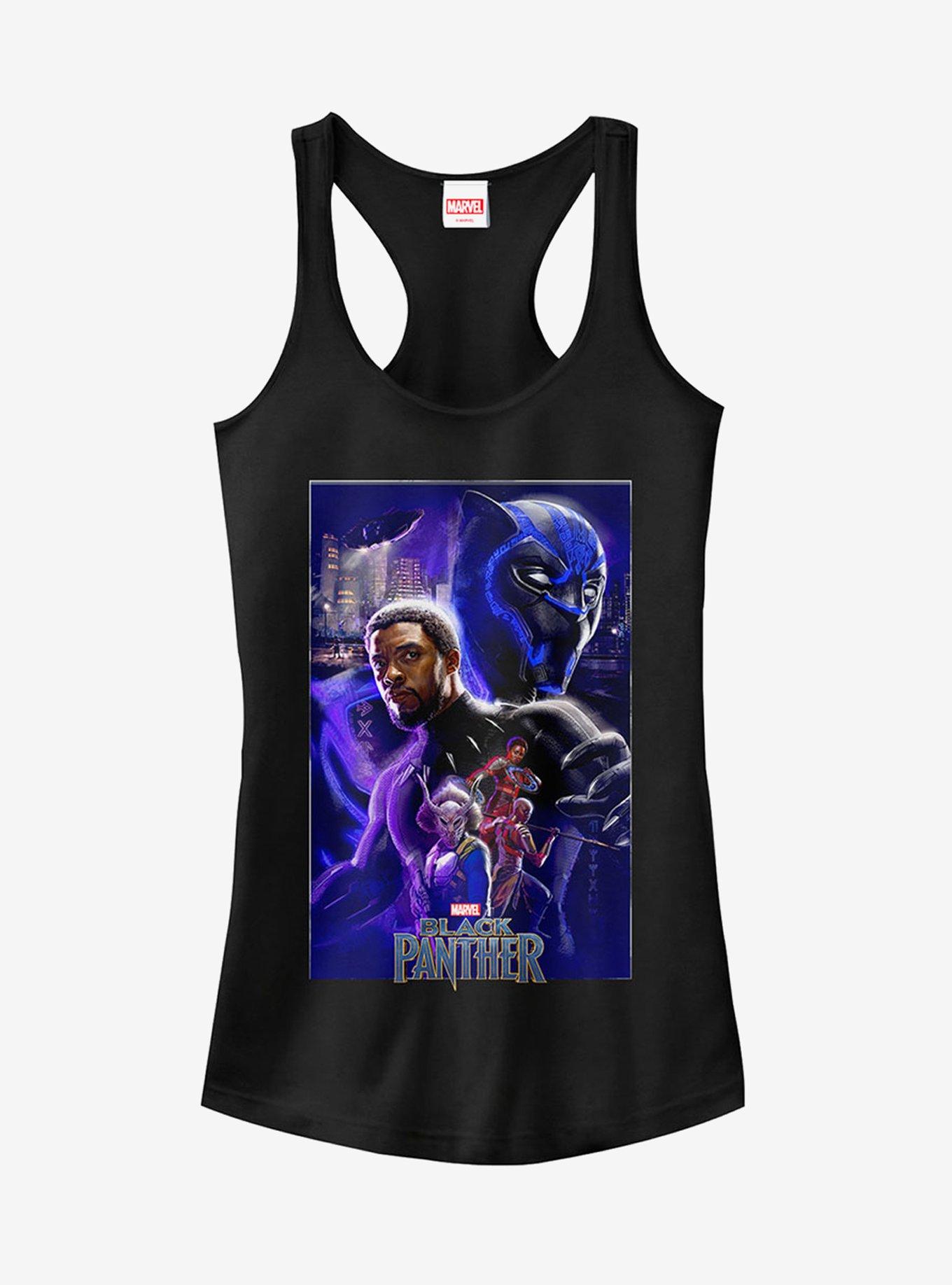 Marvel Black Panther 2018 Character Collage Girls Tank, , hi-res