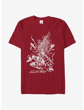 Marvel Elektra Sword T-Shirt, CARDINAL, hi-res
