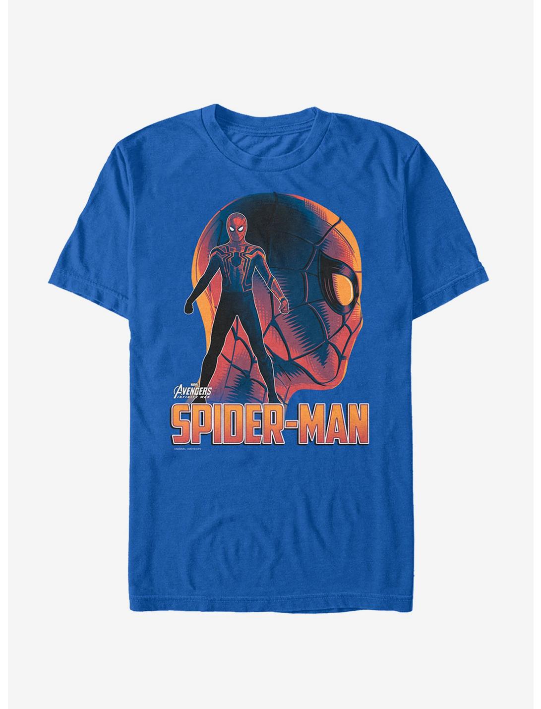 Marvel Avengers: Infinity War Spider-Man View T-Shirt, ROYAL, hi-res